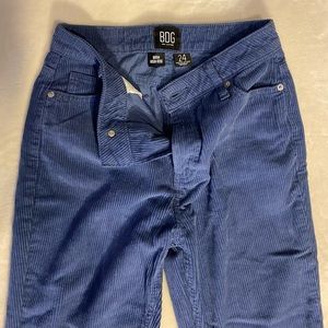 blue corduroy jeans